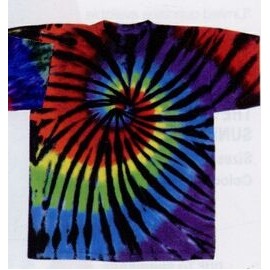 Sundog Adult Stained Glass Tie Dye Short Sleeve T-Shirt