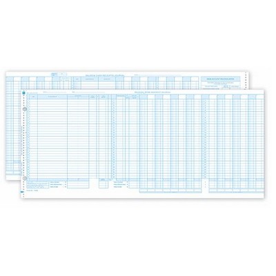 One-Write® General Disbursement Sales/Cash Receipt Journal Sheet