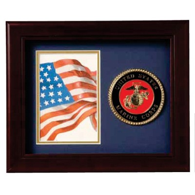 Marine Corps Medallion Picture Frame (8"x10")