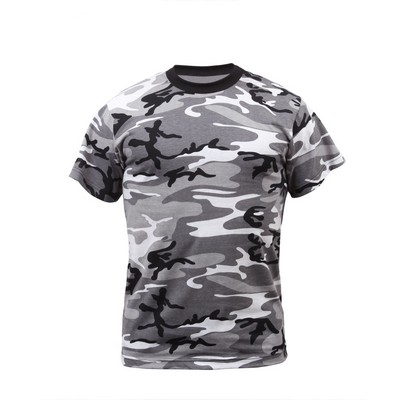 City Camouflage Military T-Shirt (2XL)