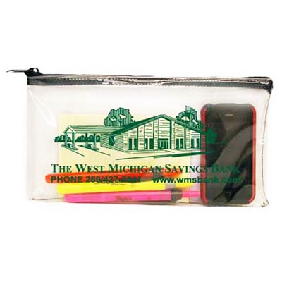 Clear Vinyl Utility Bags (11"x6")