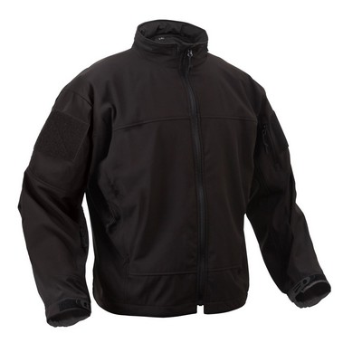 Black Lightweight Soft Shell Jacket (3XL)