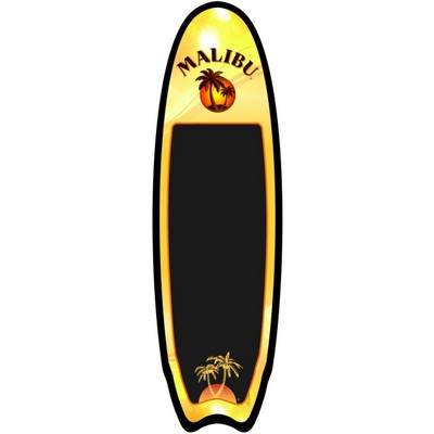 Surfboard - 72" / Soft Top With Write On / Wipe Off Chalkboard Surface - Quick Turn