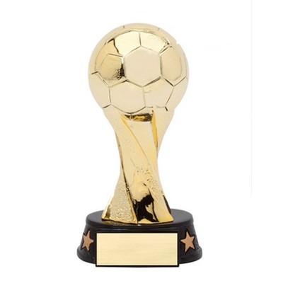 6½" Gold Soccer Spiral Resin Award