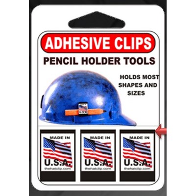 Adhesive Pencil Holder Clip (3 Pack)*LOW MINIMUMS* Customized