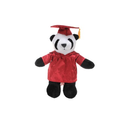 Soft Plush Panda in Graduation Cap & Gown Stuffed Animal