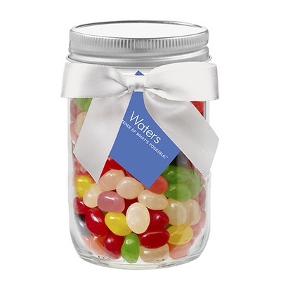 12 Oz. Glass Mason Jar w/ Assorted Jelly Beans