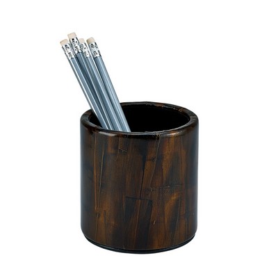 Pencil Cup - Sandalwood Leather