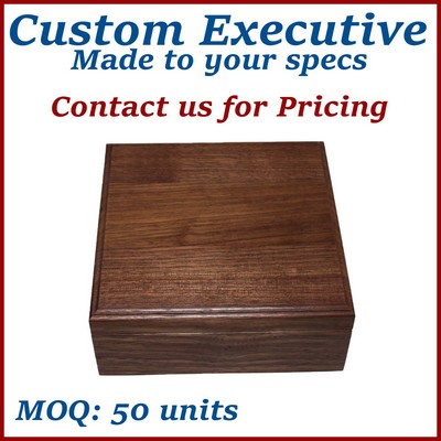 Custom Executive Presentation Wooden Box / Presentation Case - made to order, low minimums