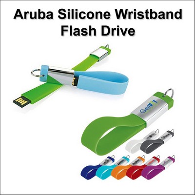 Aruba Silicone Wristband - 8 GB Memory