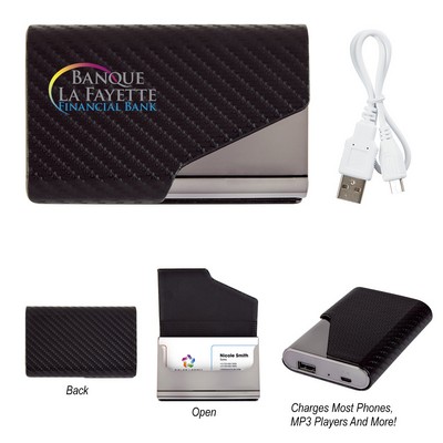 Ul Listed 2-in-1 Zeus Power Bank With Card Holder