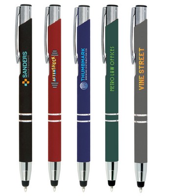 Tres-Chic Softy Stylus - ColorJet - Full-Color Metal Pen