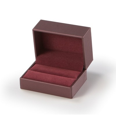 Leatherette Double Ring Slit Box