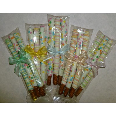 Spring Pastel Triple Pretzel Rods