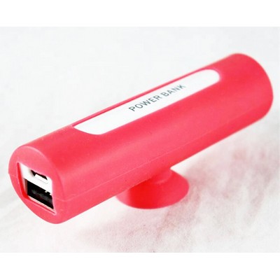 Sucker Portable Power Bank Phone Holder