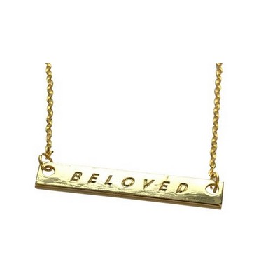 Bar Necklace BOOK LOVER