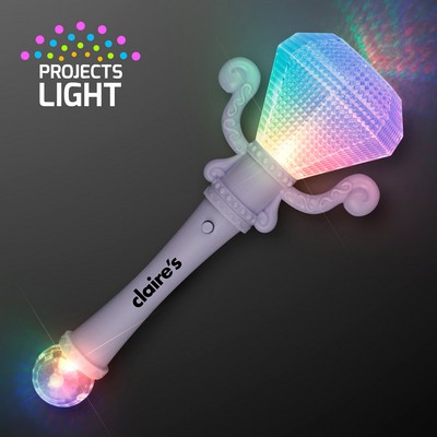 Light Up Jewel Gem Scepter Wand - Domestic Imprint