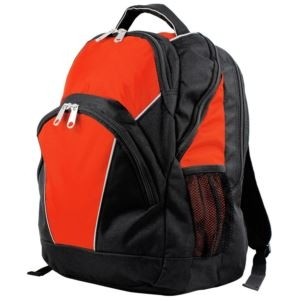 Triple Play Burnt Orange Deluxe Backpack