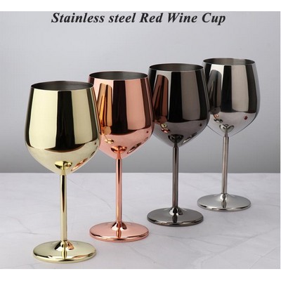 Stainless Steel Wine Cocktail Champagne Glasses Flutes Wine