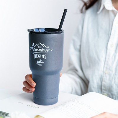 30oz Steel Tumbler with Cover