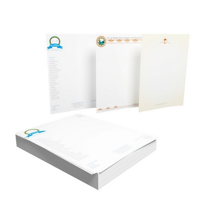 8.5" x 14" - Full Color Letterhead - 70lb Premium Uncoated Text