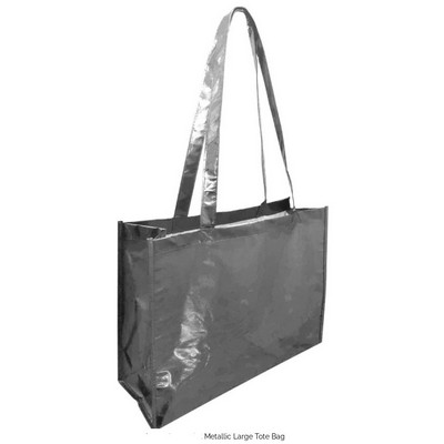 Metallic Large Tote Bag