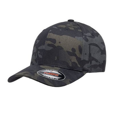 Big Size Black Multicam Flexfit® Cap 2XL