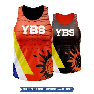 Women's Sublimation Reversible Basketball Jersey - Multiple Fabric Options