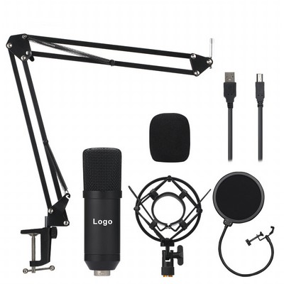 USB Podcast PC Microphone Condenser Bundle Mic Set