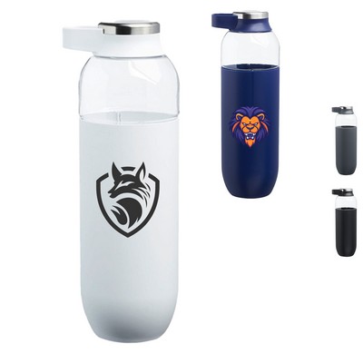 27 oz. BPA free Plastic Sports Bottles w/ Carrier Handle