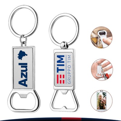 Rectangular Opener Keychain