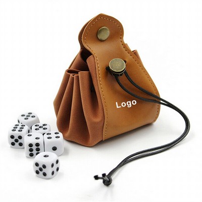 Leather Dice Pack for Tabletop RPG Adventure Games