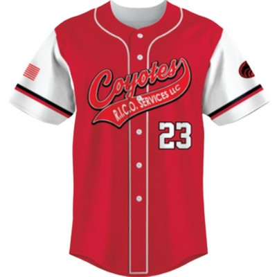 Sublimated Elite Slowpitch Full Button Jerseys