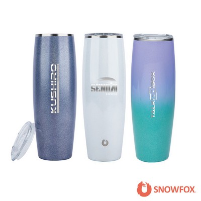 Snowfox 24 oz. Shimmer Finish Vacuum Insulated Beer Tumbler