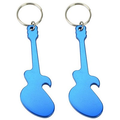 Fashion Guitar Bottle Opener Keychain