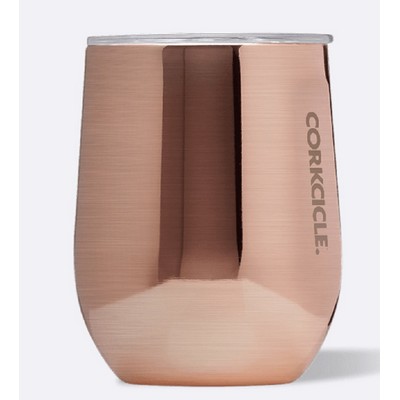 Corkcicle Stemless Metallic Copper 12oz. Wine Tumbler