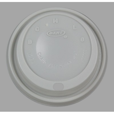 12oz White Traveler Styrofoam Lid