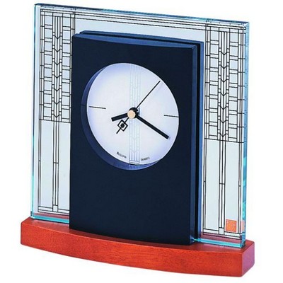 Frank Lloyd Wright Collection Glasner House Tabletop Clock