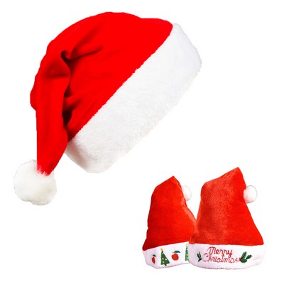 Plush Santa Hat Christmas Hat