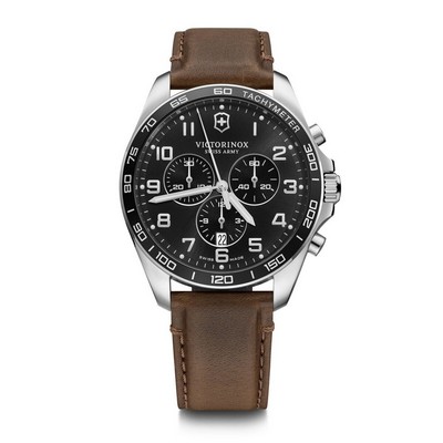 FieldForce Classic Chrono Black Dial Watch