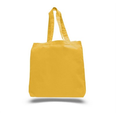 Cotton Tote Bag with Bottom Gusset