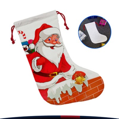 Drawstring Christmas Stocking