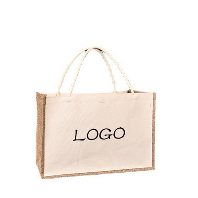 Fashion Linen Tote Shopping Bag