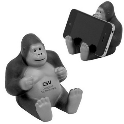 PU Gorilla Phone Holder Stress Ball