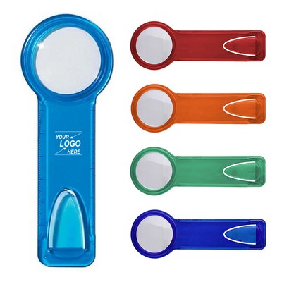 3 in 1 Magnifying Glass Bookmark and Ruler