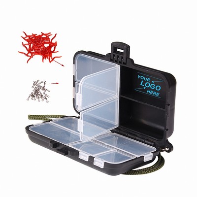 Fishing Tackle Box with Gear Storage