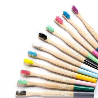 Colorful Natural Bamboo Toothbrush