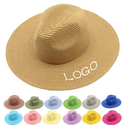 Womens Wide Brim Beach Hat