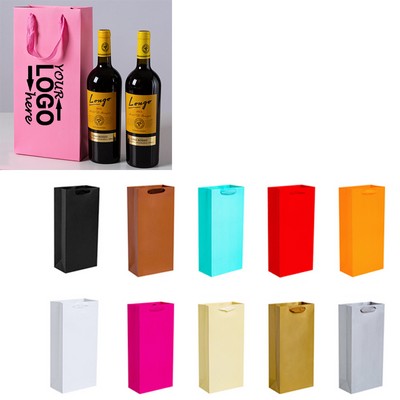 Double Bottles Wine Paper Bags