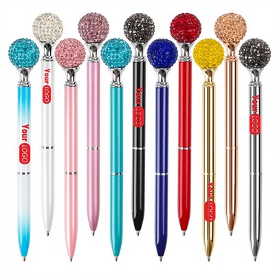 Diamond Pen Top With Rhinestones Crystal